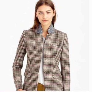 J crew Regent houndstooth rhinestone blazer 2